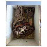 pullys and rope lot (upstairs)