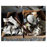 Plates and glass lot ( upstairs )