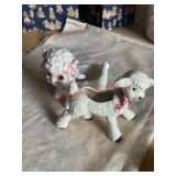 vintage sheep decor (left side barn )