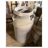 VTG 10 GAL Metal Milk Can            ( Right side