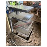 Multi-Tier Shorter Shelf  Metal Frame