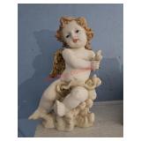Ceramic angel - blue room