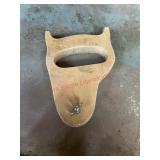 vintage hand saw handle (stairwell area)