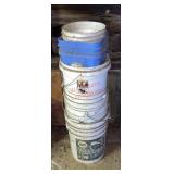 plastic buckets lot(upstairs)