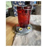 hummingbirds feeder (left side barn)