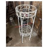 Two Tier Metal Plant Stand                    (