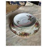 saucer plate lot (left side barn)
