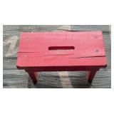 step stool (left side barn)