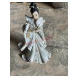vintage Lefton China porcelain geisha figurine