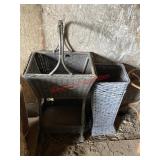 wicker basket lot (left side barn)