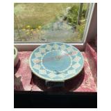 Decorative clay plate