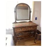 Antique dresser (front bedroom)