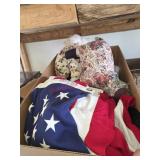 Box Lot: US Flag, more (Cabin)
