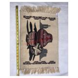 Woven Native American art (front bedroom)