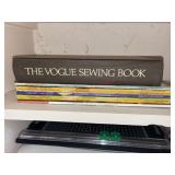 Sewing book and magazine's (backroom)