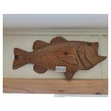 Wooden Fish Decor Wall Hanging (Bathroom)