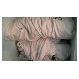 Shelf lot, pillow, bed sheets