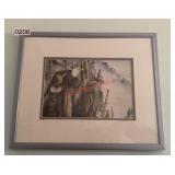 Picture frame of an eagle