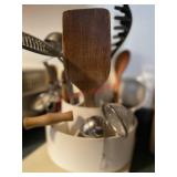 Kitchen utensils and holder & more
