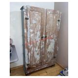 Wooden cabinet contents not included (front