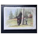 Black bear art ( living room)