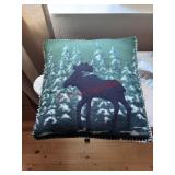 Moose pillow ( backroom)