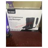 Air compressing leg massager