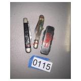 Small pocket knives (front bedroom)