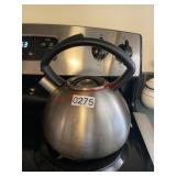 Steel tea kettle *Contents not includef*