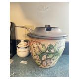2 Vintage Decorative Ceramic containers