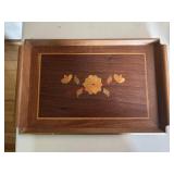 Wooden tray ( living room)