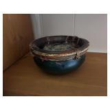 handcrafted folk art bowl (living room)