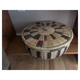 Woven basket (living room)