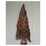 Wood carved Tree (front porch)