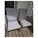 (2) Patio Chairs (Front porch)