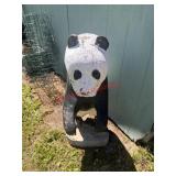 Wood carved panda (small shed)