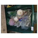 Tote of Glass items and more (Cabin)