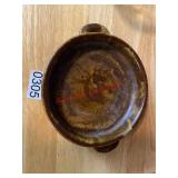 Brown ceramic dish ( Main kitchen)