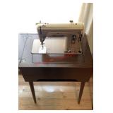 Mid century modern style sewing machine