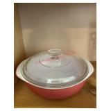Flamingo Pink casserole dish