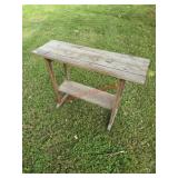 Approx 3' Wood Table (white shed)