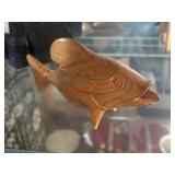 Carved Wood Fish          (Entry Way Cabinet)