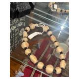 Woven Jute Bead necklace          (Entry Way