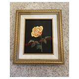 Rose oil painting (master bedroom)