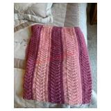 Crocheted blanket(master bedroom)