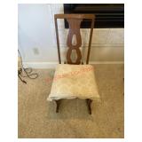 Vintage wooden rocking chair (master bedroom)