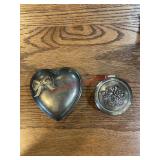 2 trinket box lot (master bedroom )