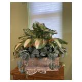 Fake plant decor (master bedroom)