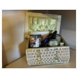 Sewing Box with Sewing Contents