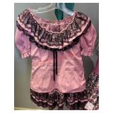 VTG Size Medium Square dancing Top and Skirt
